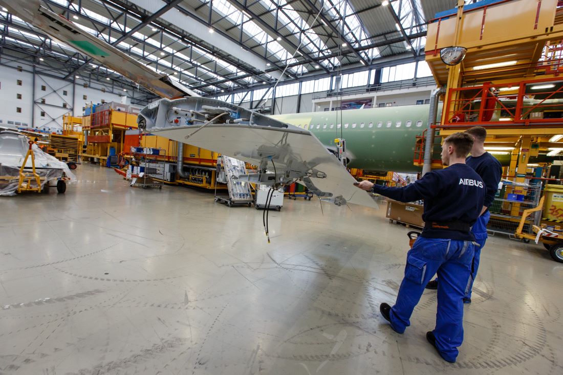 A320 Family Final Assembly in Hamburg 