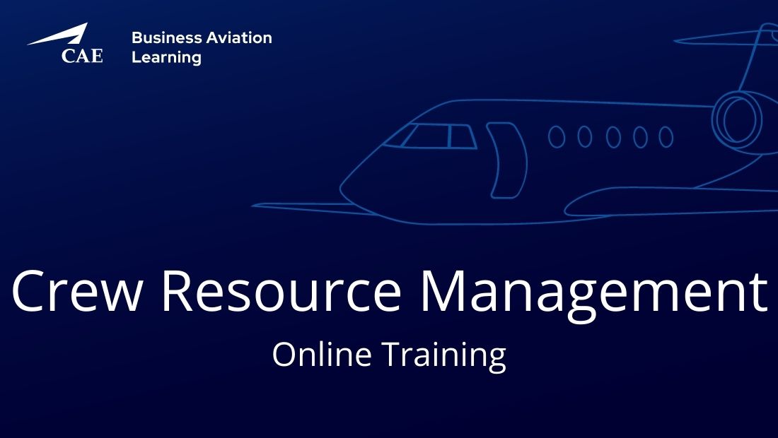 Online course banner for crew resource management