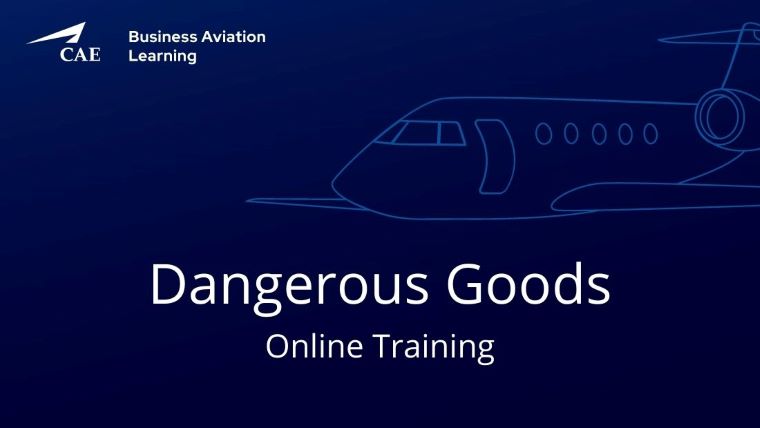 Online course banner for dangerous goods