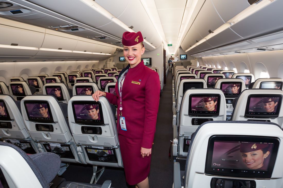 Qatar Airways cabin crew