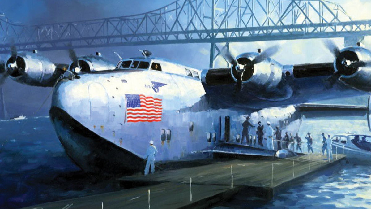 The Birth of Scheduled Transatlantic Services illustration